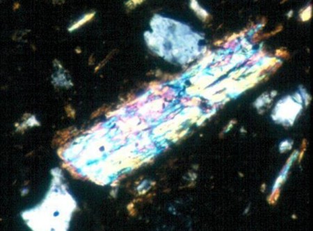Muscovite - Cross polarised light - Sangalan Tepe - Iraq