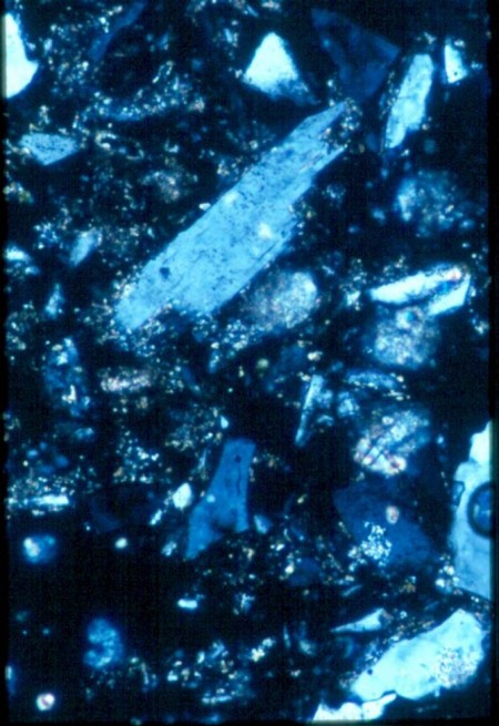 Orthoclase - Cross polarised light - Ma'arrat al -Nu'man - Syria